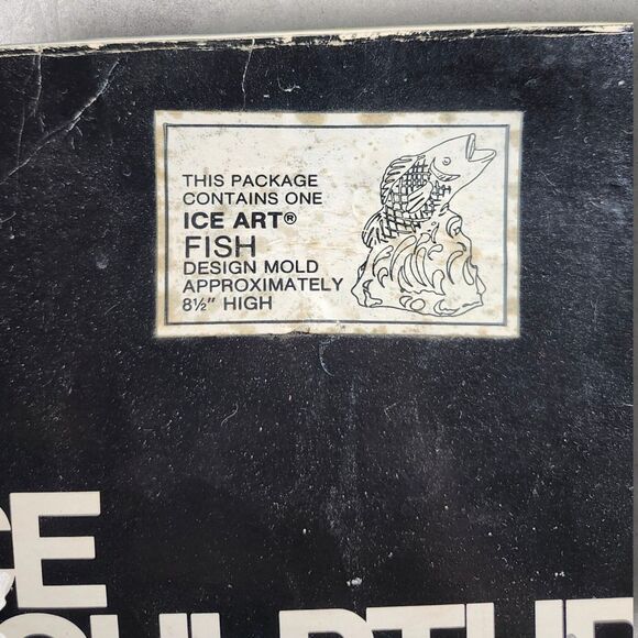 Vintage Ice Art Fish Ice Mold with Box Silicone Sculpture Party Entertaining - Picture 6 of 6
